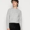 Rabatt ✔️ Even&Odd Damen Strickpullover - Mottled Grey ⌛ -SchuheKonig Geschaft 00920d14cd1041789943847171587262