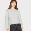 Auslauf 👏 Even&Odd Damen POINTELLE CREW NECK JUMPER - Strickpullover - Mottled Light Grey ✨ -SchuheKonig Geschaft 01fd94296d474d5f827668e65b1e2502