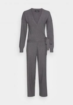 Coupon 🤩 Even&Odd Damen WRAPPED CARDIGAN SET - Strickjacke - Mottled Dark Grey ❤️ -SchuheKonig Geschaft 041530c899c34755988d274499078e28