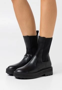 Schlussverkauf ❤️ Even&Odd Damen Plateaustiefelette - Black 👍