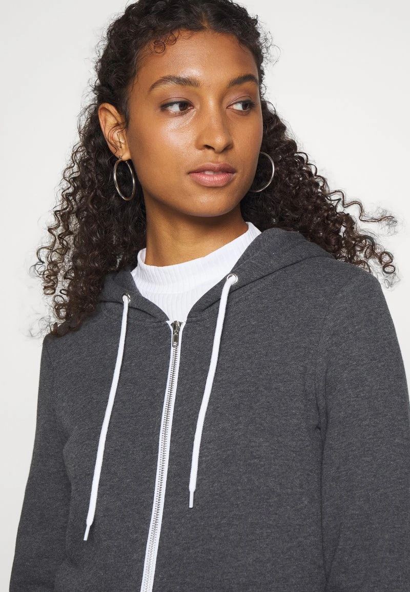 Top 10 ❤️ Even&Odd Damen ZIP JACKET - Sweatjacke - Mottled Dark Grey 🎁 7 Top 10 ❤️ Even&Odd Damen ZIP JACKET - Sweatjacke - Mottled Dark Grey 🎁 – Bild 5