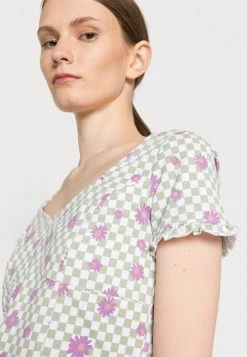 Besorgen 🎁 Even&Odd Damen T-Shirt Print - White/green ✨ -SchuheKonig Geschaft 04f8601986fb4220a5d8453e802459ed