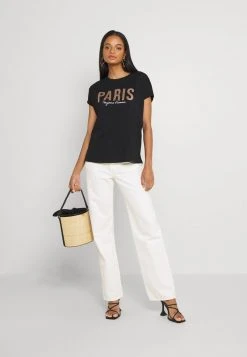 Besorgen ✨ Even&Odd T-Shirt Print - Black | Damen 😉 -SchuheKonig Geschaft 0640644919db4070a4b0b689071a8198