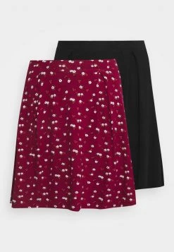 Bestes Angebot 👏 Even&Odd Damen A-Linien-Rock - Black/bordeaux 🤩 -SchuheKonig Geschaft 0777bb48f3284c8381999bd04153fcab