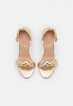 Beste Bewertungen von ✨ Even&Odd Damen Riemensandalette - Gold 😍 -SchuheKonig Geschaft 07aeb6e537ff440686bce6f679f1fa75