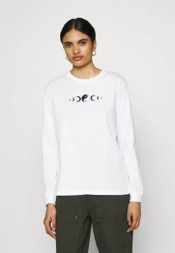 Bestpreis ✔️ Even&Odd Damen Langarmshirt - White 💯