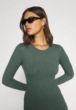 Budget ❤️ Even&Odd Damen Knit Mini Wide Rib Basic Dress - Etuikleid - Green ✔️ -SchuheKonig Geschaft 0ac245569e2a42bbb90b95c6b502f1a0