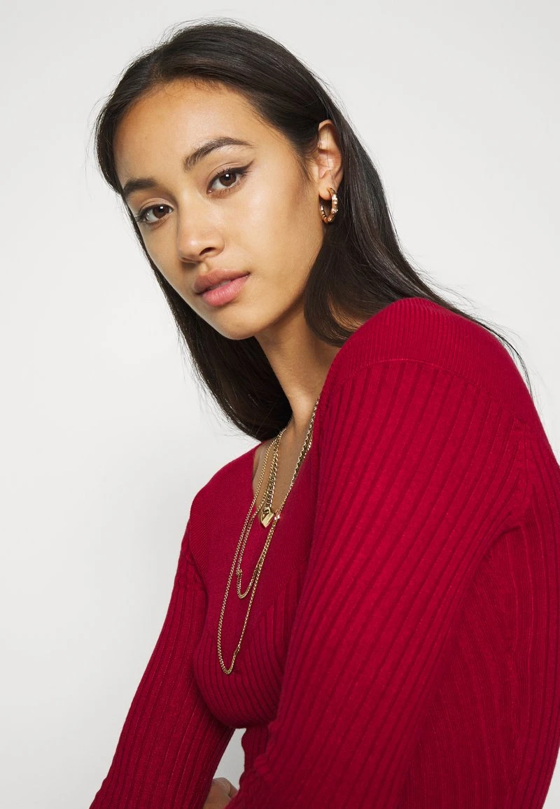 Blitzangebot ❤️ Even&Odd Damen KNIT V NECK MIDI BODYCON DRESS - Etuikleid - Red 🔥 6 Blitzangebot ❤️ Even&Odd Damen KNIT V NECK MIDI BODYCON DRESS - Etuikleid - Red 🔥 – Bild 4