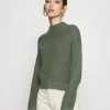 Brandneu 😀 Even&Odd CROPPED MOCK NECK - Strickpullover - Green | Damen ✔️ -SchuheKonig Geschaft 10a21dc669de402e9b3e87c2e02439a0
