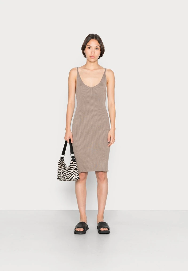 Bester Verkauf 🛒 Even&Odd Damen Strickkleid - Taupe 🔥 4 Bester Verkauf 🛒 Even&Odd Damen Strickkleid - Taupe 🔥 – Bild 2