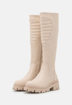 Coupon 👏 Even&Odd Damen Plateaustiefel - Off-white ⭐ -SchuheKonig Geschaft 122504e45eca41ef964c75b95fa83256