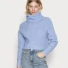 Brandneu ⭐ Even&Odd Damen CROPPED LOOSE TURTLENECK - Strickpullover - Light Blue ❤️ -SchuheKonig Geschaft 1249fe4c450d42dfaa7d4588c39f75ce