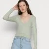 Billig ⌛ Even&Odd Langarmshirt - Light Green | Damen ⭐ -SchuheKonig Geschaft 12994ee99c4c412fa0efdd0f6934fae7