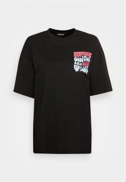 Bestpreis 🛒 Even&Odd Damen T-Shirt Print - Black ❤️ -SchuheKonig Geschaft 1424cb7cd61340f789d56c1583fbc887