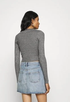 Bester Verkauf 👏 Even&Odd Damen 2 PACK - Strickpullover - Mottled Grey 🛒 -SchuheKonig Geschaft 1b658baab1d446e898c1a06982e1de35