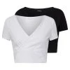 Bestes Angebot 😉 Even&Odd Damen 2 PACK - T-Shirt Print - Black/white 🎉 -SchuheKonig Geschaft 1c58d204f2464b8694492b6eb2890fb9
