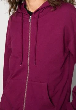 Billig ⌛ Even&Odd Damen BASIC HOODIE JACKET WITH POCKETS - Kapuzenpullover - Purple ❤️ -SchuheKonig Geschaft 1db61216a61148959a8b23419b3d841a