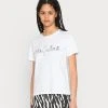 Rabatt 😍 Even&Odd T-Shirt Print - White | Damen 🎁 -SchuheKonig Geschaft 22eebfbe333541b89becec83c2929ffb