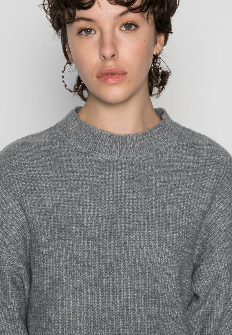 Am billigsten 🧨 Even&Odd Damen BAT SHAPE MOCK NECK SHORTER - Strickpullover - Mottled Grey ✔️ 7 Am billigsten 🧨 Even&Odd Damen BAT SHAPE MOCK NECK SHORTER - Strickpullover - Mottled Grey ✔️ – Bild 5