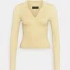 Schlussverkauf 👏 Even&Odd Damen Strickpullover - Light Yellow 🛒 -SchuheKonig Geschaft 2737288c874c46a9ae5e6f271d79b847