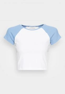 Bestes Angebot 🌟 Even&Odd T-Shirt Basic - White Light Blue | Damen 🛒 -SchuheKonig Geschaft 2948b3a3d9774809822754072ec1567f