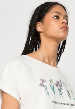 Brandneu 👏 Even&Odd Damen T-Shirt Print - White 🔔 -SchuheKonig Geschaft 2a4a8913f11f407aaefd9a39e8525bf2