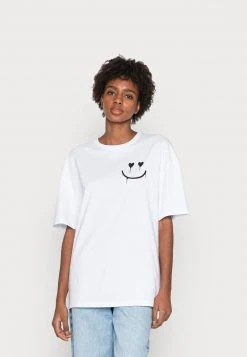 Top 10 ❤️ Even&Odd Damen LIZ KEEP SMILING DIASY BACK PRINT TEE - T-Shirt Print - White ✔️ -SchuheKonig Geschaft 2a7872950d384b2eadd14f52da6a1144