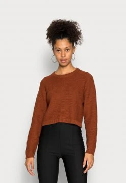 Blitzangebot 🔥 Even&Odd Damen CREWNECK JUMPER - Strickpullover - Brown 🎉