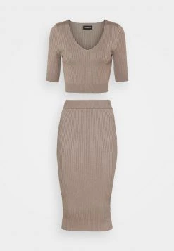 Brandneu 🤩 Even&Odd Damen STRICK KNITWEAR SET - Bleistiftrock - Taupe 🛒 -SchuheKonig Geschaft 2cc20e37c13e472eadbcb1d68700207d