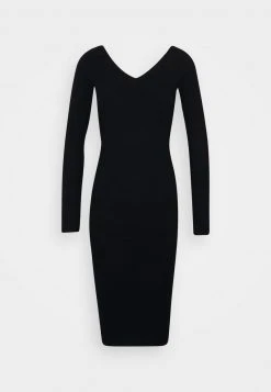 Bestes Angebot 🌟 Even&Odd Damen KNIT V NECK MIDI BODYCON DRESS - Etuikleid - Black 🤩 -SchuheKonig Geschaft 2d27c6c10d9e4537ba4f05123f9090c8