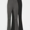 Schlussverkauf 🎁 Even&Odd Damen 2er PACK - Leggings - Hosen - Black/mottled Dark Grey ❤️ -SchuheKonig Geschaft 30d88d30796f42f79bd5459697a7c562