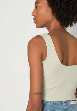 Auslauf ⭐ Even&Odd Damen 2 PACK - Top - Black/light Green 🔥 -SchuheKonig Geschaft 318c772500a34cc4b00a574bcc76cbcf