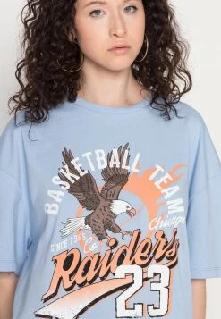 Bester Verkauf 😍 Even&Odd Damen T-Shirt Print - Blue 🧨 -SchuheKonig Geschaft 3796e8093b274d30bbc23569c67a5a33