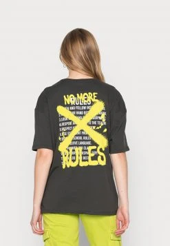 Besorgen 👏 Even&Odd Damen T-Shirt Print - Anthracite 🛒