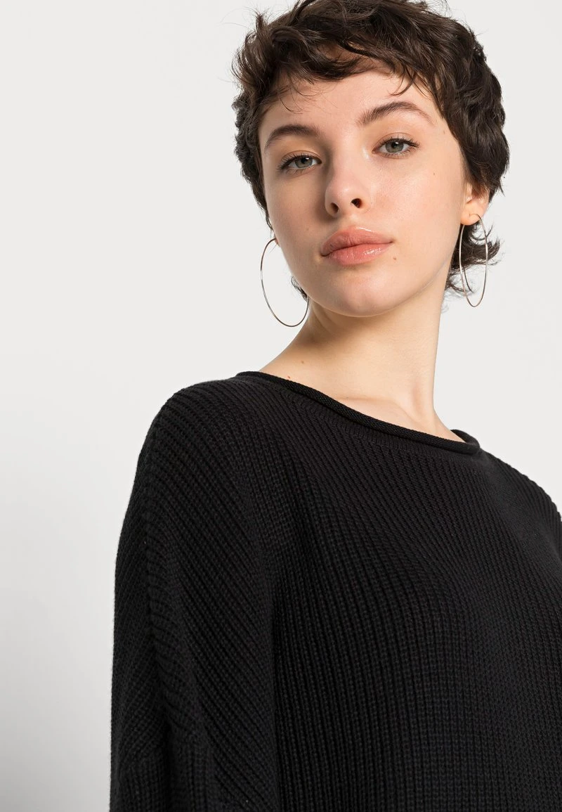 Brandneu 😉 Even&Odd Damen OVERSIZE CROPPED ROLLED EDGE JUMPER - Strickpullover - Black ✨ 7 Brandneu 😉 Even&Odd Damen OVERSIZE CROPPED ROLLED EDGE JUMPER - Strickpullover - Black ✨ – Bild 5