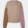 Rabatt ✔️ Even&Odd Damen Sweatshirt - Light Pink/brown/pink ✔️