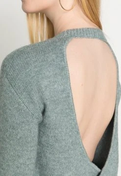 Bestes Angebot 🔥 Even&Odd Damen BACK DETAIL - Strickpullover - Green ✨ -SchuheKonig Geschaft 3b3a9e1938f14abe93d3f9e540605009