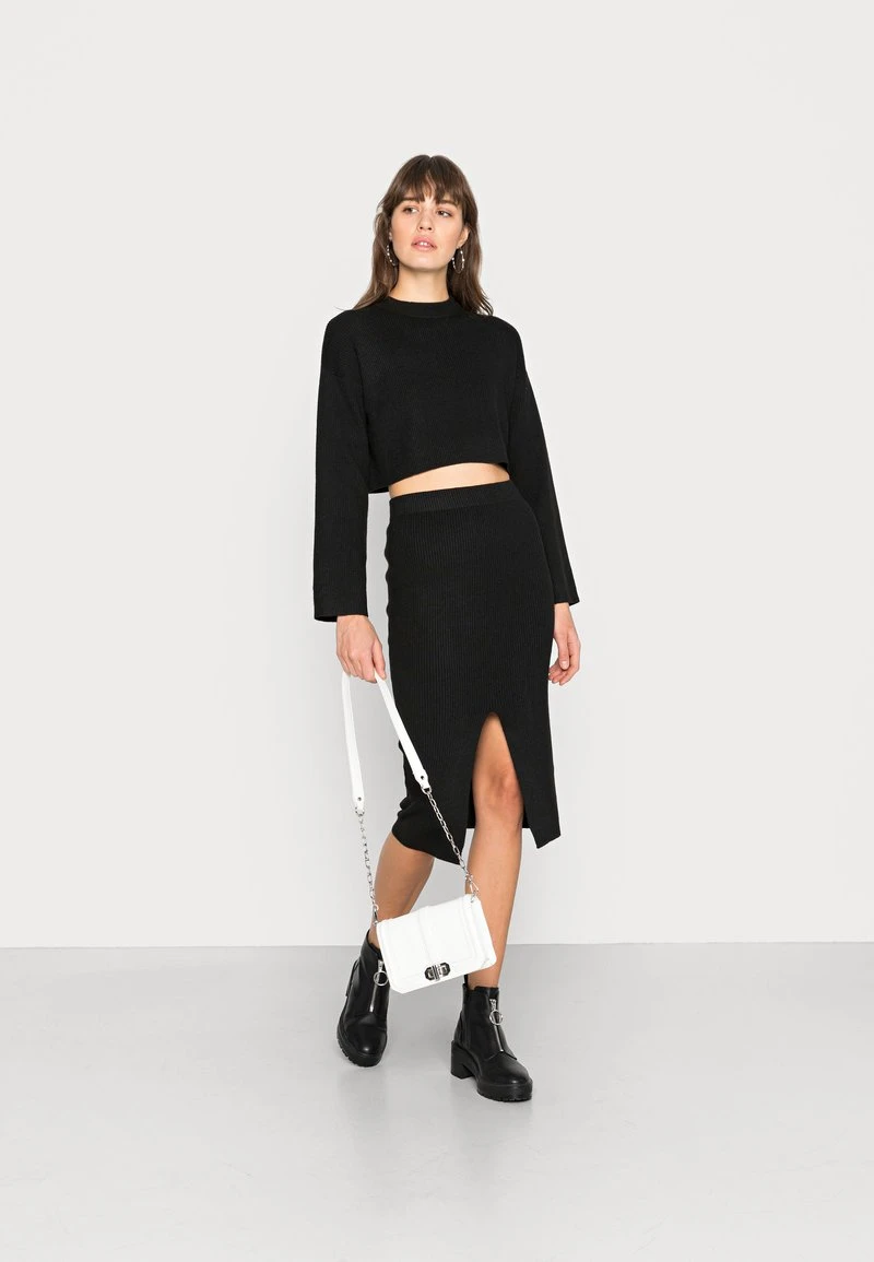 Am billigsten ⭐ Even&Odd Damen SET SKIRT AND CROPPED JUMPER - Strickpullover - Black ❤️ 4 Am billigsten ⭐ Even&Odd Damen SET SKIRT AND CROPPED JUMPER - Strickpullover - Black ❤️ – Bild 2