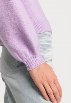 Schlussverkauf ⌛ Even&Odd Damen BALLOON SLEEVE JUMPER - Strickpullover - Lilac 🤩 -SchuheKonig Geschaft 45e81183fa454d4d95ca728c2378ec81