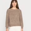 Aktion 👍 Even&Odd Damen OFF SHOULDER JUMPER - Strickpullover - Mottled Beige 🎁 -SchuheKonig Geschaft 47d2304e083a445b9c403ae49ae20439