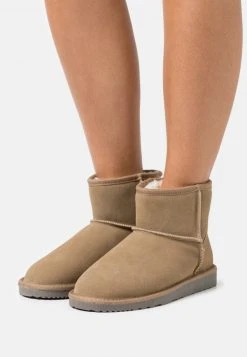 Beste Bewertungen von 😉 Even&Odd Damen LEATHER WINTER BOOTIES - Stiefelette - Khaki ✔️