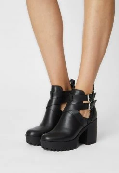 Schlussverkauf 🌟 Even&Odd Damen Stiefelette - Black 👍