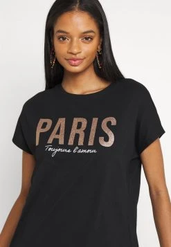 Besorgen ✨ Even&Odd T-Shirt Print - Black | Damen 😉 -SchuheKonig Geschaft 4b5194551bc14758b7d88f59bf41d1eb