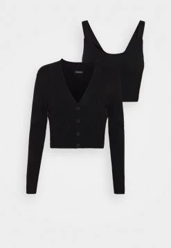 Bestes Angebot 🔔 Even&Odd Damen SET - Strickjacke - Black 🎁