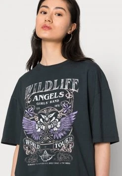 Budget 🤩 Even&Odd Damen T-Shirt Print - Black 👍 -SchuheKonig Geschaft 4db2dc718387446a949d6e1fb8c5aa9b