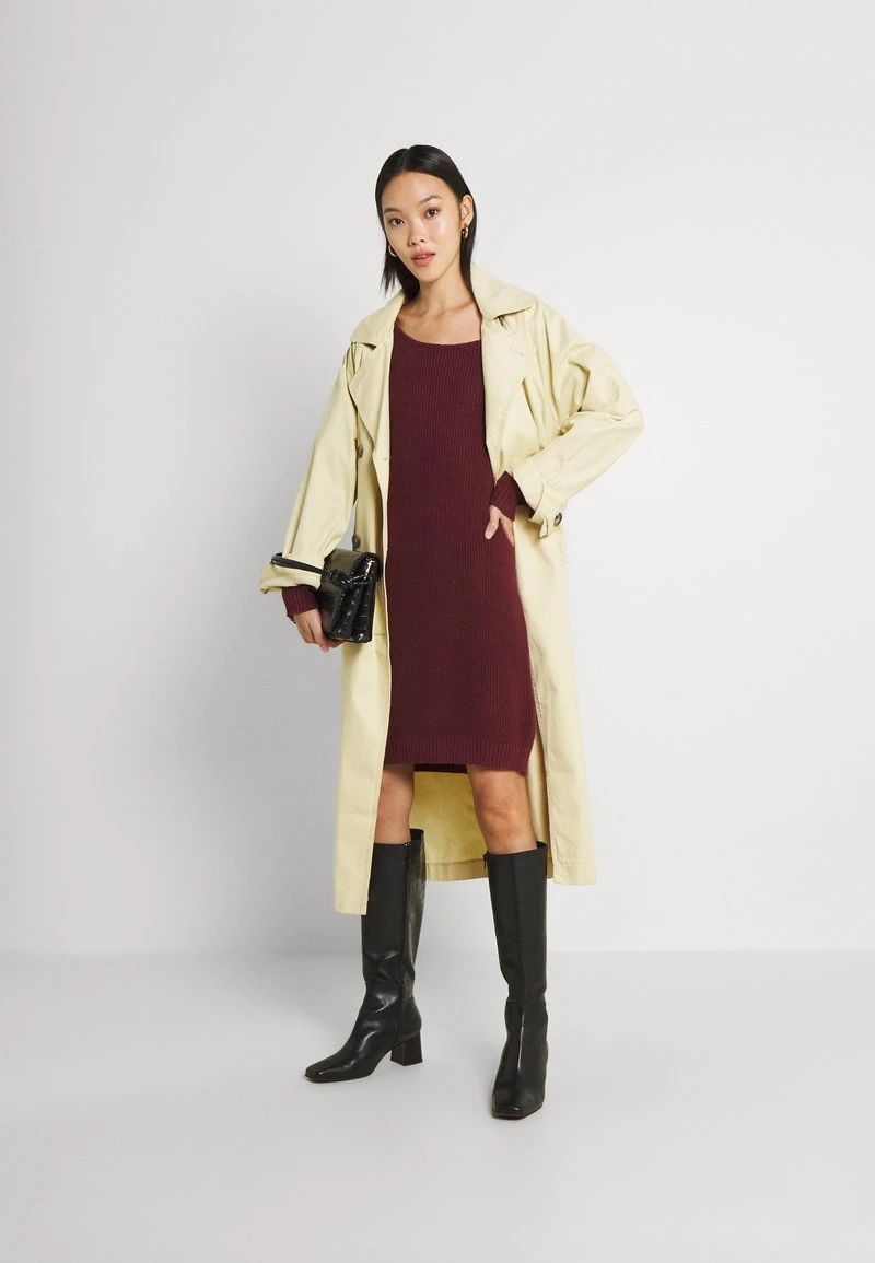 Bester Verkauf 🌟 Even&Odd Damen Strickkleid - Bordeaux 💯 4 Bester Verkauf 🌟 Even&Odd Damen Strickkleid - Bordeaux 💯 – Bild 2