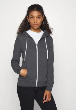 Top 10 ❤️ Even&Odd Damen ZIP JACKET - Sweatjacke - Mottled Dark Grey 🎁