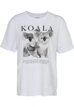 Bestpreis ⭐ Even&Odd Damen T-Shirt Print - White ❤️ -SchuheKonig Geschaft 56a9c9e3a3604f268f08c9cc6ebc6b4f