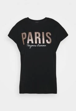 Besorgen ✨ Even&Odd T-Shirt Print - Black | Damen 😉 -SchuheKonig Geschaft 5b397920cb13451da854d21c0e4493f1