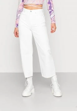 Bestpreis 🧨 Even&Odd Flared Jeans - White Denim | Damen 👍